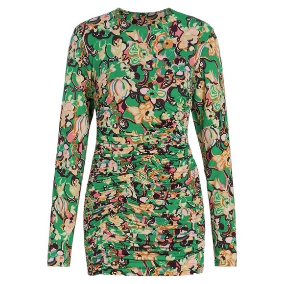 NWT A.L.C. Kiki Jersey Floral Minidress - Picture 7 of 12
